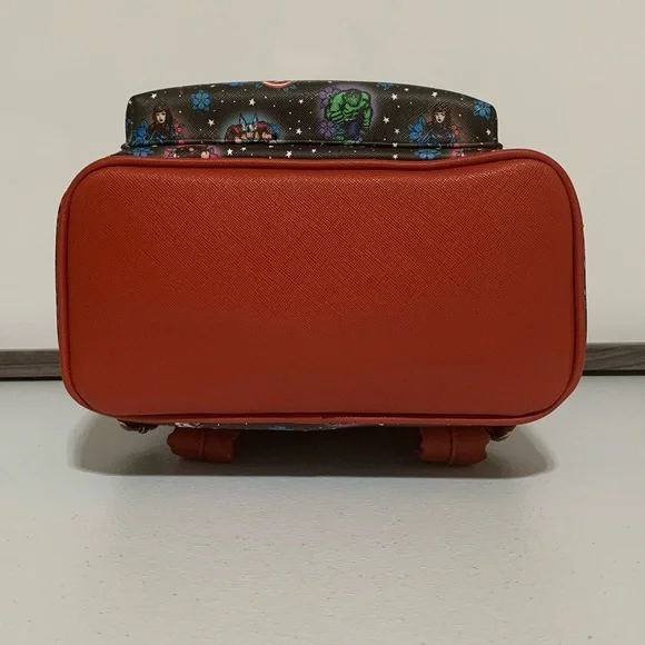 Loungefly Marvel Avengers Tattoo Mini Backpack and Zip-Around Wallet Set - Picture 7 of 13